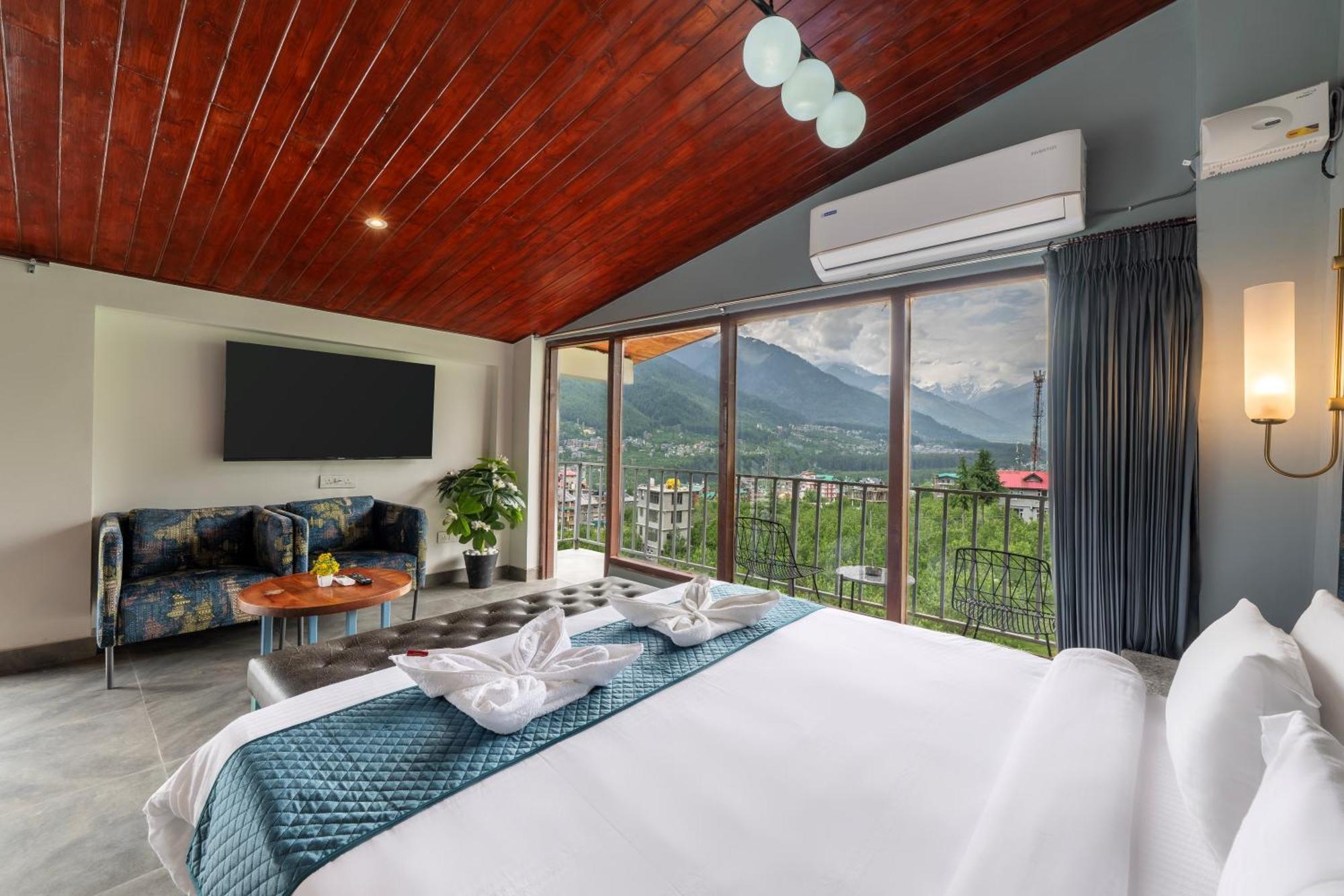 Echor Himalayan Aurum Manali, Heating & Cooling Exterior foto